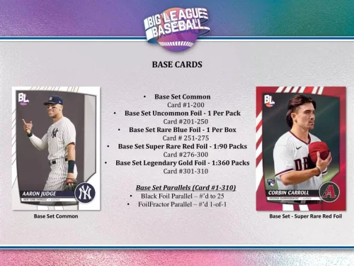 Vista 3 de Caja de pasatiempos de béisbol de Topps Big League 2023 (18 paquetes/8 tarjetas) - GotBaseballCards