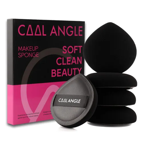 Vista 15 de 4 Paquetes de Esponjas de Maquillaje para Base, Corrector y Polvo, Esponja Mezcladora Libre de Látex para Maquillaje Natural y Fácil, Suave