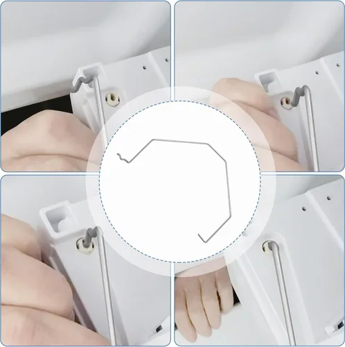 Vista 3 de WP67004028 reemplazo del brazo del fabricante de hielo para Maytag Kenmore Amana Refrigerador Parts Ice Maker Shut Off brazo 67004028 AP4077996