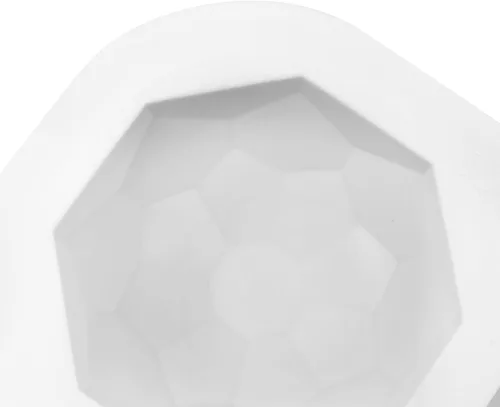 Vista 7 de 2 piezas de moldes de silicona para pastel de bola de diamante, moldes de silicona para hornear pastel de mousse geométrico 3D de media bola, moldes