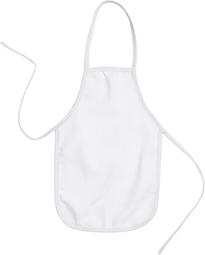 Vista 2 de BUMBLE CRAFTS Delantales de lona natural de algodón para actividades infantiles, paquete de 12 unidades, 12.5 x 19 pulgadas, tamaño: pequeño