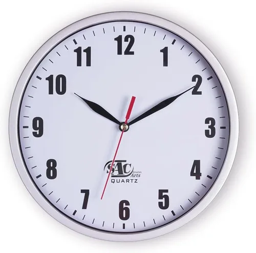 Vista 8 de SAC SMARTEN ARTS Reloj de pared de cuarzo silencioso de 8 "reloj digital sin tictac