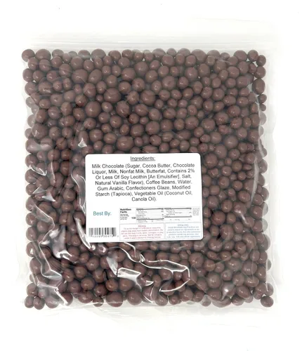 Vista 2 de Yankee Traders - Granos de café expreso cubiertos de chocolate con leche, 2 libras