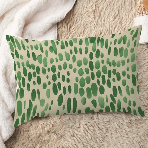 Vista 8 de ArogGeld Funda de cojín lumbar con estampado de guepardo rosa intenso, almohada con estampado de leopardo fucsia para decoración de granja, funda