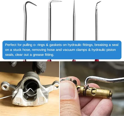 Vista 5 de Kit de herramientas de instalación de sellos hidráulicos de 5 PC para mecánicos J05321 (S/M/L)