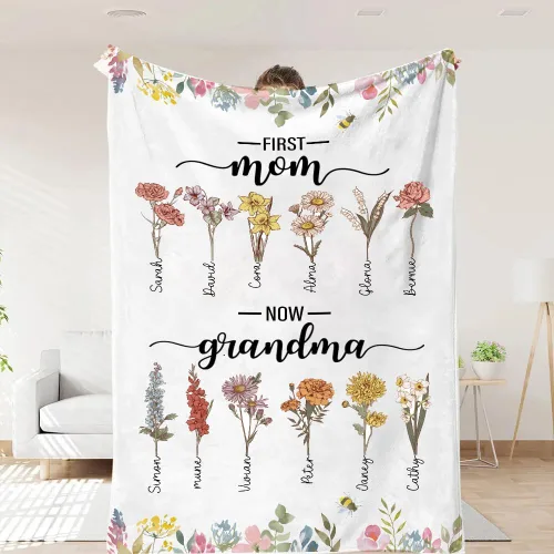 Vista 15 de Pofily Regalos de hija para mamá, manta "to My Daughter", regalos para mamá, abuela, tatarabuela, regalo para mamá, regalo de Navidad, graduación