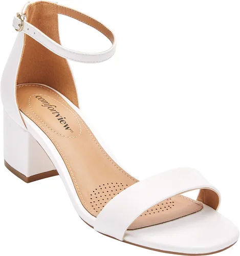 Vista 11 de Comfortview - Sandalias anchas para mujer Negro
