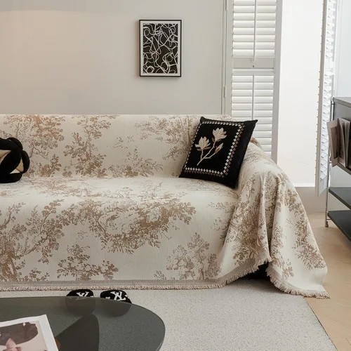 Vista 65 de VClife Funda para silla con acento azteca bohemio de 59 x 71 pulgadas, funda reversible y lavable de felpilla para sillón, color marrón castaño
