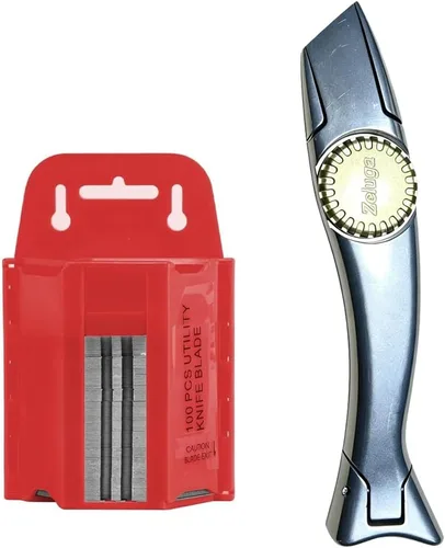 Vista 2 de Zeluga 19-101 Cuchillo de vinilo de seguridad con doble imán y 2 muescas