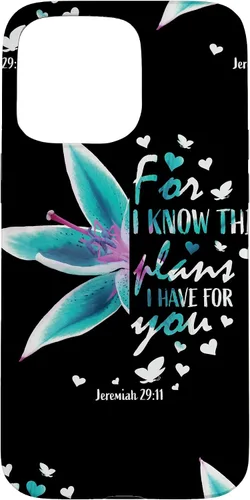 Vista 31 de Bible Verse Phone Cases Christian Gifts Women Jeremiah 29 11 Case for iPhone 17