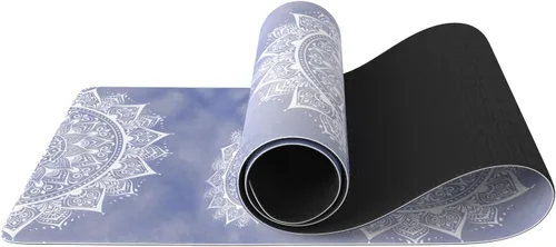 Vista 14 de FOLAI Esterilla de yoga extra gruesa de 6 mm - Esterilla de ejercicios antideslizante para HIIT, pilates y entrenamientos en casa con correa