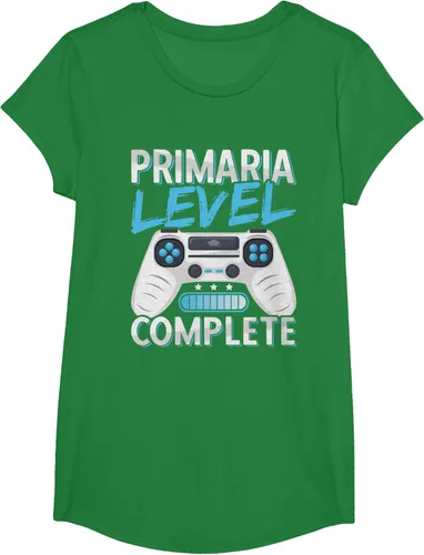 Vista 45 de Camiseta completa de diploma de escuela primaria de graduación, Negro