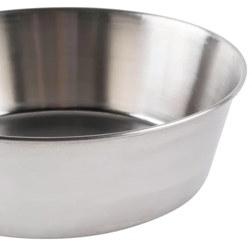 Vista 5 de American Metalcraft BA640S - Cubiertas redondas de acero inoxidable para untar (6 ½") de diámetro.