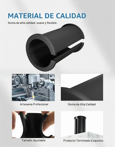 Vista 5 de Funda de goma para micrófono de escopeta, 5 unidades para micrófonos