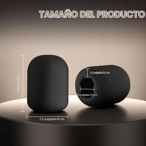 Vista 5 de Phenyx Pro Paquete de 5 fundas de micrófono de espuma para micrófonos