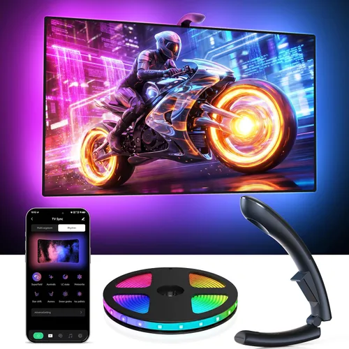 Vista 11 de AOC TV LED Backlight, TV-Sync Lights for 32-50 Inch TVs, 11.5 ft