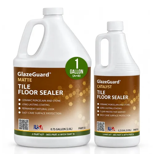 Vista 12 de CoverTec GlazeGuard - Sellador de azulejos y lechadas de porcelana mate 1