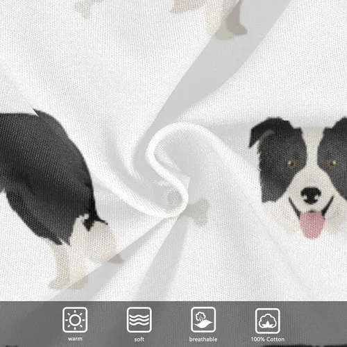 Vista 4 de vvfelixl Body de bebé negro Pug blanco manga larga algodón ropa de bebé para niños niñas 0-24 meses