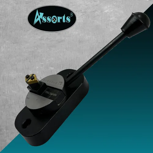 Vista 2 de Accesorio de torno de bola -Base ovalada con escala de tamaño-Broca doble Herramienta de torneado de radio de esfera de metal convexo y cóncavo Se