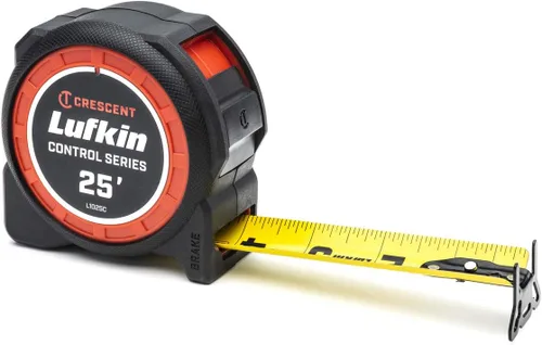 Vista 14 de Crescent Lufkin L1025CD - Cinta métrica para ingenieros con revestimiento amarillo, 1-3/16 x 25 pies