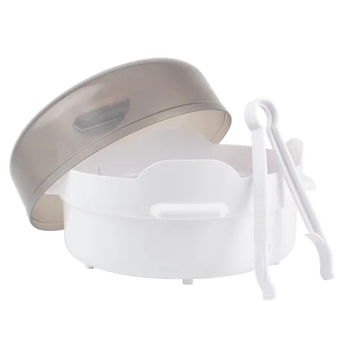 Vista 9 de Dr. Brown's Vapor de Microondas - para Biberones de Bebé, Tetinas, Piezas de Biberones, Chupetes, Mordedores y Piezas de Extractor de Leche