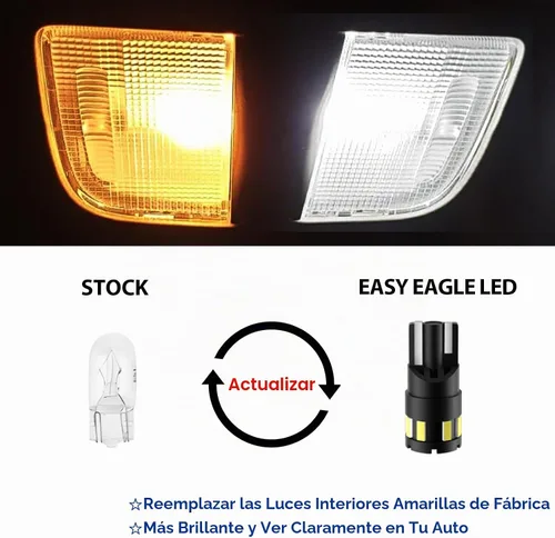 Vista 2 de EASY EAGLE Luces LED para interiores de automóvil para Toyota-4Runner-2003-2009: kit de 18 bombillas LED blancas, superbrillantes de 6000 K +
