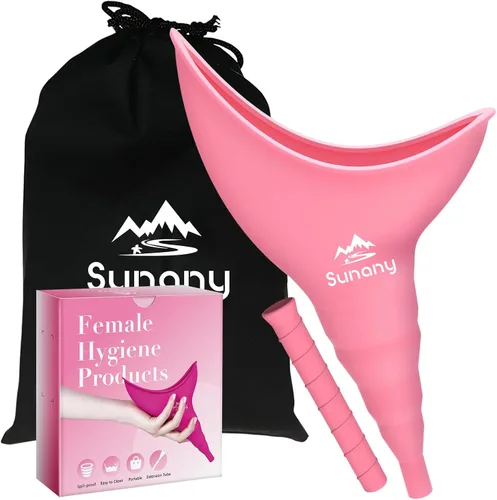 Vista 13 de Female Urination Device, Reusable Female Urinal Silicone Women Pee Funnel Allows Women to Pee Standing Up, The Perfect Companion for