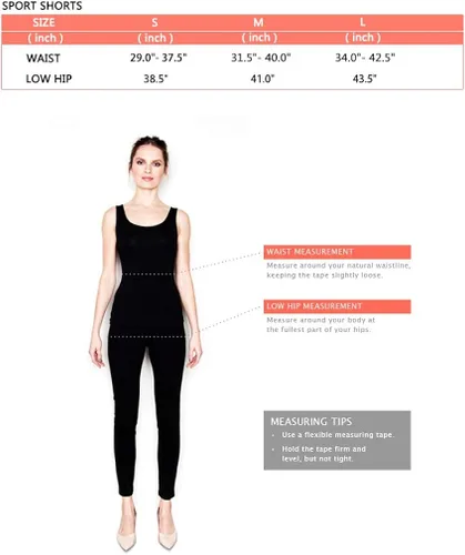 Vista 6 de Riboom - Pantalones cortos de doble capa para mujer, para entrenamiento, fitness, correr, yoga, gimnasio, deportes.