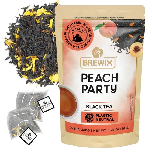 Vista 11 de BREWIX, Bedtime Blossom - Té suelto de hierbas (más de 50 tazas) sin cafeína y totalmente natural Mezcla relajante floral nocturna Rooibos