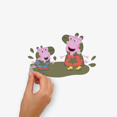 Vista 7 de RoomMates RMK3183SCS Peppa The Pig - Calcomanías de pared (4 unidades), diseño de Peppa The Pig