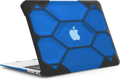 Vista 11 de IBENZER HA11CYBK HA11CYBK - Funda compatible con MacBook Air de 11 pulgadas A1370 A1465, carcasa rígida de alta resistencia para Apple Laptop Mac