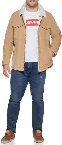 Vista 2 de Levi's Men's Corduroy Sherpa Trucker Jacket
