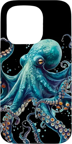 Vista 14 de Cool Blue Octopus Case for iPhone 17