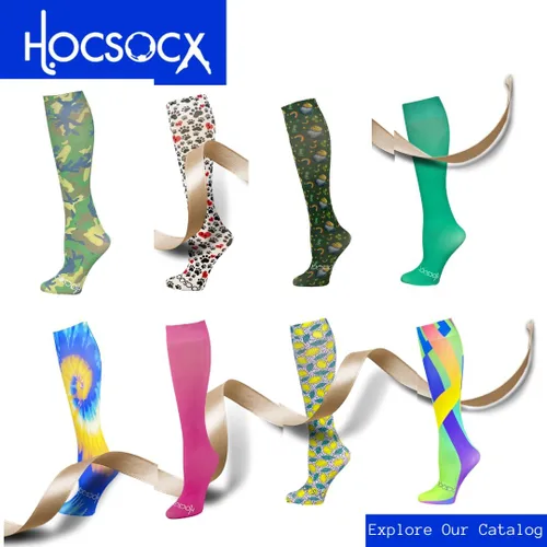 Vista 5 de Hocsocx Team USA Swirls Socks Performance Liner Protección que absorbe la humedad para hockey sobre césped, hockey sobre hielo y fútbol