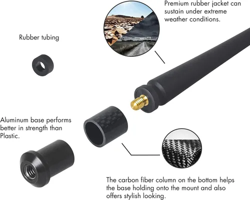 Vista 10 de Antena corta Rydonair para Harley Davidson 1989-2026