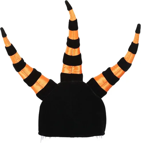 Vista 6 de Nightmare Before Christmas Sombrero de peluche de arlequín demonio