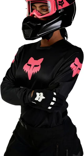 Vista 2 de Fox Racing 180 - Camiseta de motocross para mujer, negro/negro, talla XL