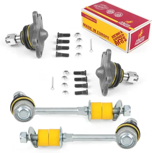 Vista 248 de Metrix Premium Chassis Parts - Juego de 4 piezas de articulación de rótula superior y barra estabilizadora delantera para Ford Ranger RWD 1998-2011