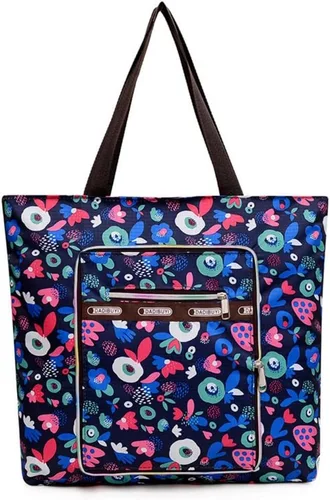 Vista 16 de Bolsas de compras reutilizables, plegables, lavables, impermeables, grandes, resistentes y resistentes para uso diario