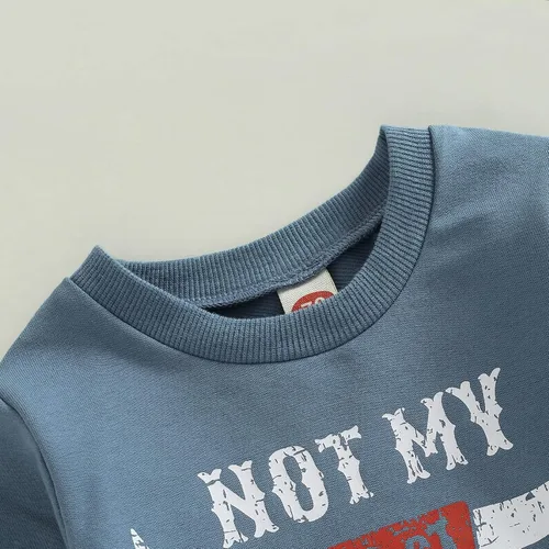 Vista 5 de Ropa para bebé niño, sudadera de manga larga con cuello redondo y estampado de vaca, pantalones largos para correr, otoño, invierno, traje
