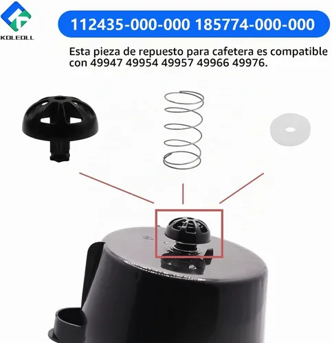 Vista 3 de 112435-000-000 - Kit de válvula de parada para cafetera, 2