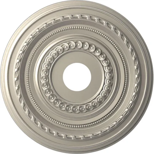 Vista 109 de Ekena Millwork CMP10CO Cole Medallón de techo de PVC termoformado (se adapta a toldos de hasta 4 1/4"), 10 "OD x 3 1/2" ID x 3/4" P