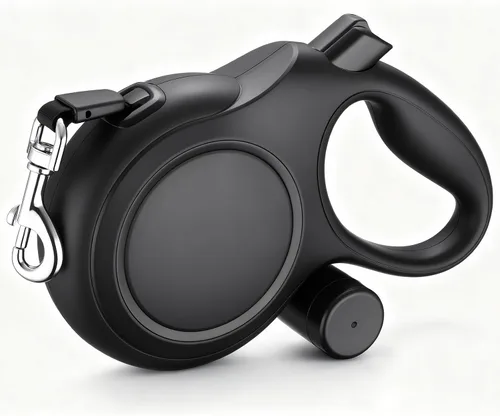 Vista 14 de Segarty Correa retráctil para perro de 16 pies con soporte desmontable para bolsa de excrementos, correa para caminar de 16.4 ft para mascotas