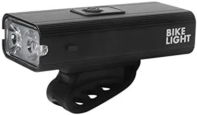 Vista 2 de Juego de luces de bicicleta recargables USB delanteras y traseras Luces de bicicleta impermeables superbrillantes Faro LED y luz trasera