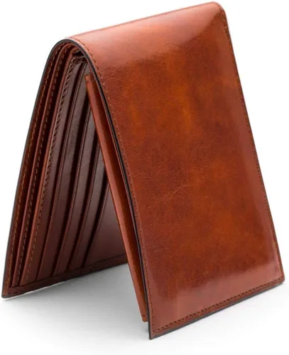 Vista 2 de Bosca Old Leather Collection - Cartera de crédito con pasaporte de identificación