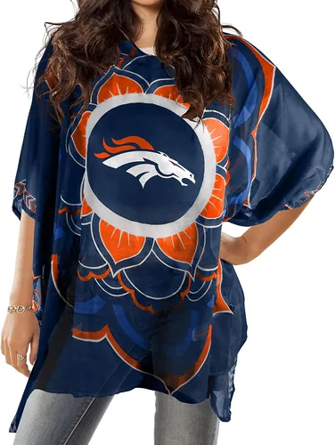 Vista 25 de Caftán de la NFL, Rojo, talla única Se ajusta a la mayoría