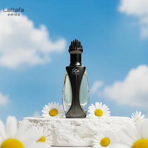 Vista 5 de Lattafa Niche Emarati Hayaam – Marine, Citrus, Floral, Woody – Perfume de larga duración para todos, 3.4 onzas / 100 ml