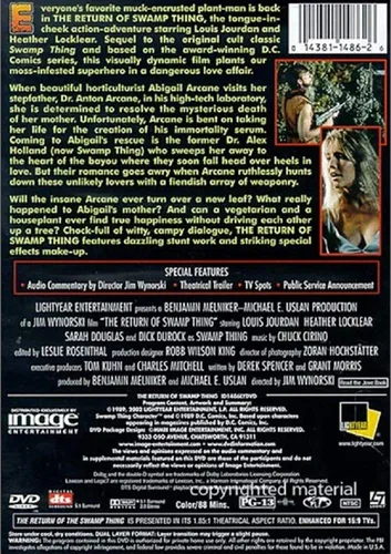 Vista 2 de The Return of Swamp Thing DVD