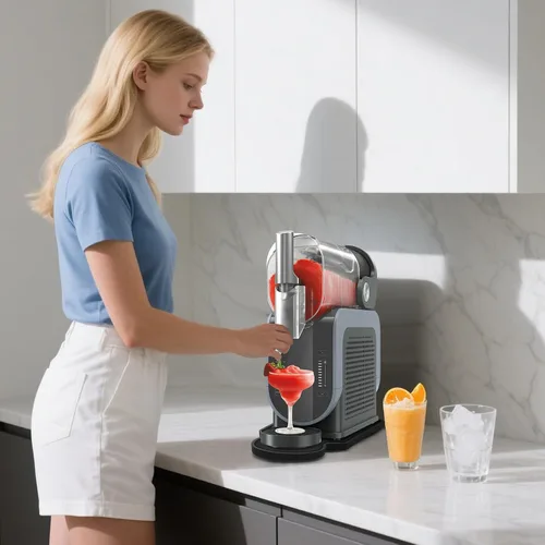 Vista 6 de Slider Mat para Ninja Slushie Machine FS301, almohadilla deslizante de bambú Slushy Machine para el hogar Slushie Maker Accesorios, negro