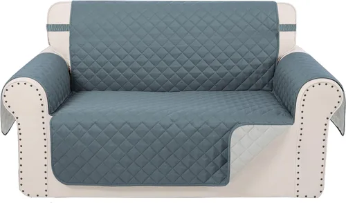 Vista 83 de Fundas para Silla Reclinable Reversibles Funda de Sofá para Mascotas Protector de Muebles Lazy Boy (Silla 23'', Beige/Beige)